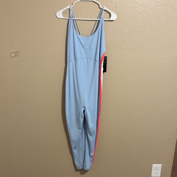 Fourlaps Elevate Onesie Blue One-Piece Activewear Suit Sz L - Picture 1 of 10